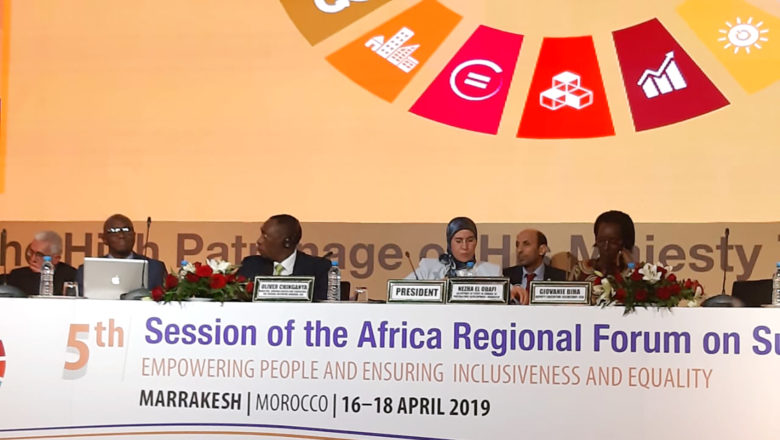 5ème édition du Forum Régional Africain sur le développement durable, organisée au Maroc